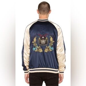 Standard Issue Tokyo Samurai Koi Bomber Jacket XL